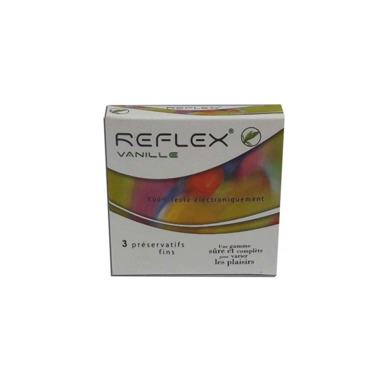 Reflex Vanille – boîte de 3 préservatifs parfumés