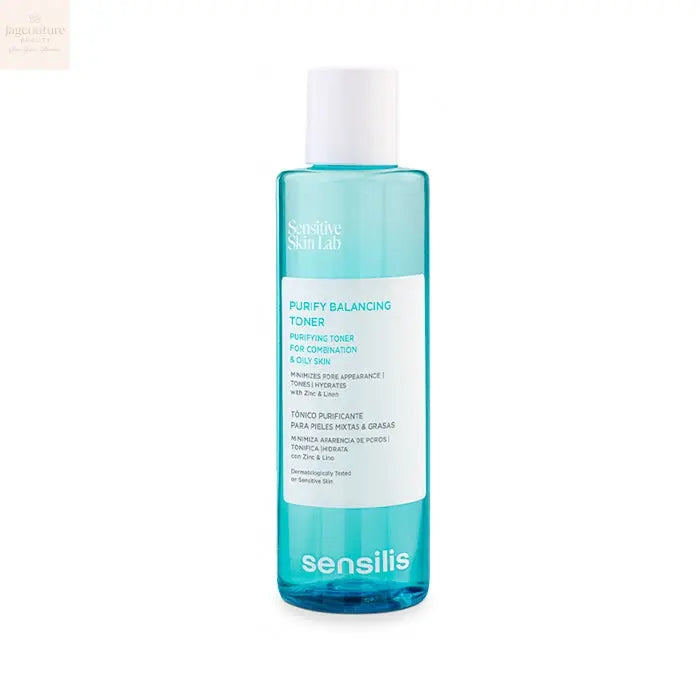 Flacon Sensilis Purify Balancing Toner 200 ml pour peaux mixtes à grasses
