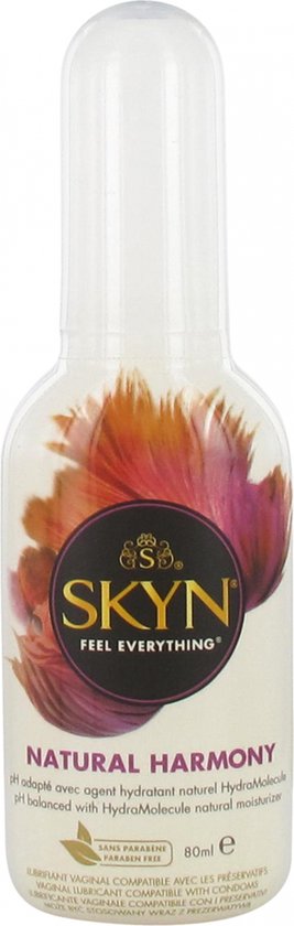 SKYN Natural Harmony – gel lubrifiant intime flacon-pompe 80 ml