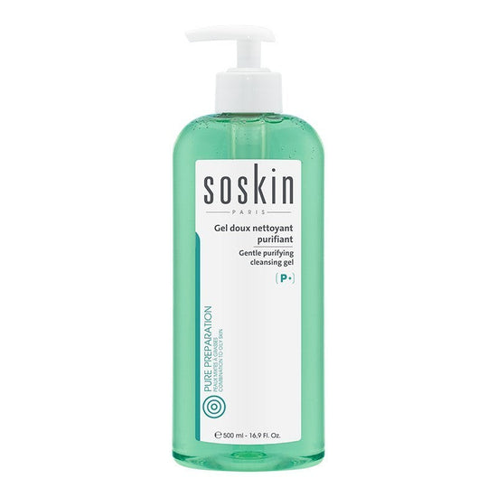 Soskin Gel Doux Nettoyant Purifiant flacon pompe 500 ml