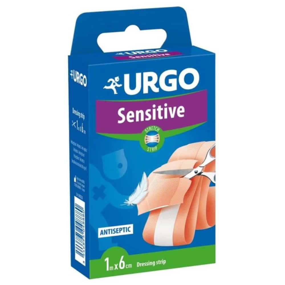 Urgo Bandage Antiseptique Sensible 6cm x 1m