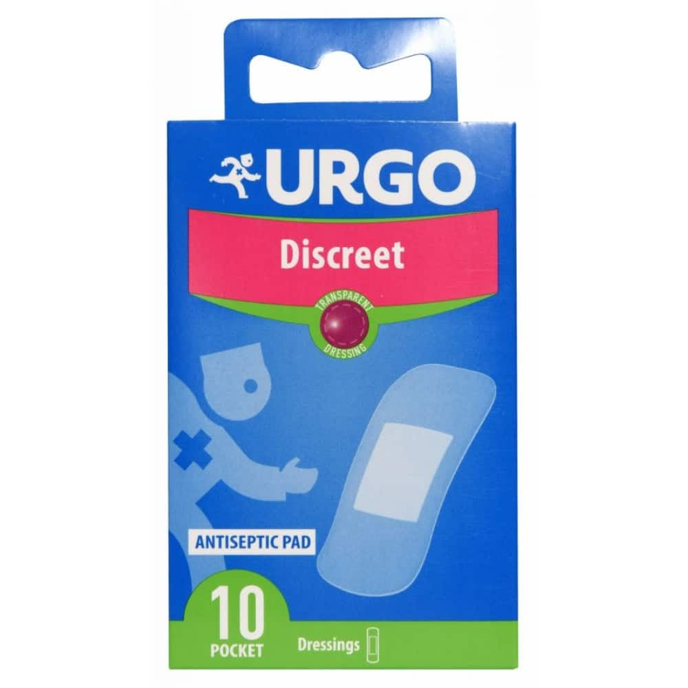 Urgo Plaquettes antiseptiques discretes 10 paquets