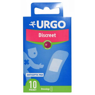 Urgo Plaquettes antiseptiques discretes 10 paquets