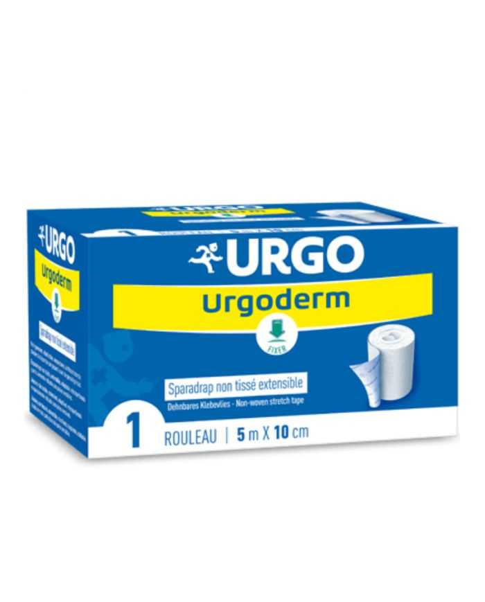 Urgo Urgoderm Sparadrap Hypoallergénique Non Tissé Extensible 5m x 10cm