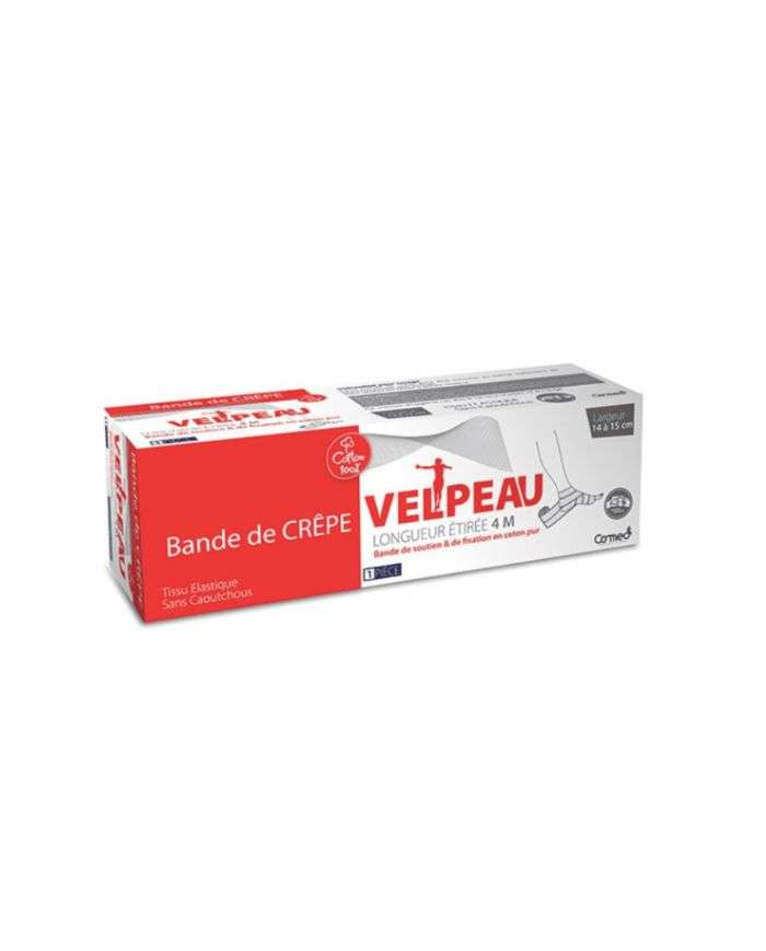 Velpeau Bande de Crêpe 4mètres 6 à 7cm