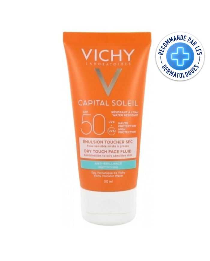 Vichy Capital Soleil Émulsion Toucher Sec Anti-Brillance SPF50