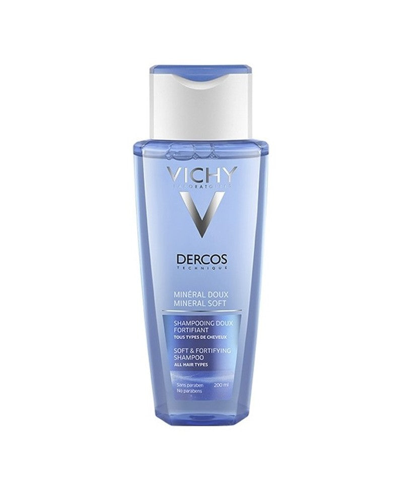Vichy Dercos Minéral Doux shampooing fortifiant usage fréquent 200 ml