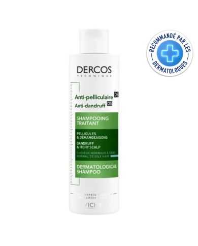 Vichy Dercos Shampoing Anti-Pelliculaire Cheveux Normaux à Gras 200ml