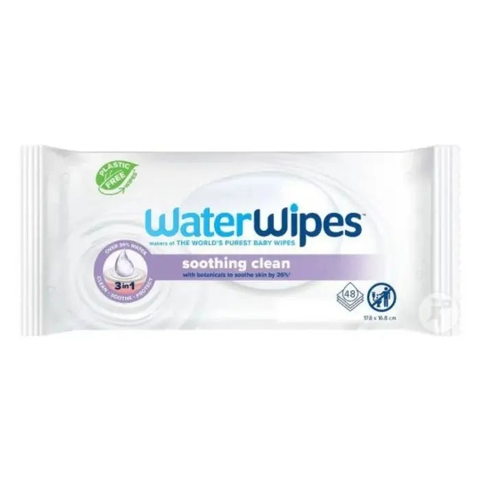WaterWipes Lingettes Apaisantes Extrait de Lavande
